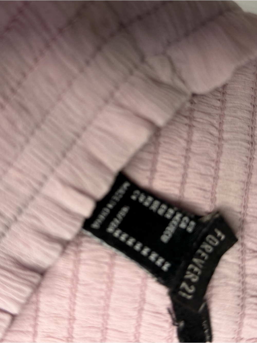 Forever 21 Pink Ribbed Mini Skirt